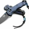 Benchmade 290BK Full Immunity AXIS Folding Knife 2.49″ CPM-M4 Cobalt Black Wharncliffe Blade, Crater Blue Billet Aluminum Handles -SANFORD CUSTOM KNIVES Sales BM290BK temp01