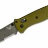 Benchmade Bailout AXIS Folding Knife 3.38″ CPM-M4 Gray Cerakote Tanto Combo Blade, Woodland Green Aluminum Handles – 537SGY-1 1 Benchmade Bailout AXIS Folding Knife 3.38″ CPM-M4 Gray Cerakote Tanto Combo Blade, Woodland Green Aluminum Handles – 537SGY-1 -SANFORD CUSTOM KNIVES Sales BM537SGY1 1