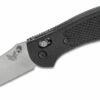Benchmade Griptilian AXIS Lock Folding Knife 3.45″ S30V Satin Drop Point Plain Blade, Black Noryl GTX Handles – 551-S30V -SANFORD CUSTOM KNIVES Sales BM551S30V 1