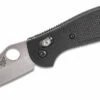 Benchmade Mini Griptilian AXIS Lock Folding Knife 2.91″ S30V Satin Flat Ground Sheepsfoot Plain Blade, Black Noryl GTX Handles – 555-S30V -SANFORD CUSTOM KNIVES Sales BM555S30Vn