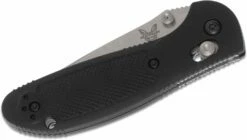Benchmade Mini Griptilian AXIS Lock Folding Knife 2.91″ S30V Satin Flat Ground Sheepsfoot Plain Blade, Black Noryl GTX Handles – 555-S30V -SANFORD CUSTOM KNIVES Sales BM556S30V 2