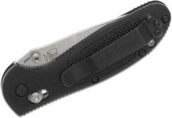Benchmade Mini Griptilian AXIS Lock Folding Knife 2.91″ S30V Satin Flat Ground Sheepsfoot Plain Blade, Black Noryl GTX Handles – 555-S30V -SANFORD CUSTOM KNIVES Sales BM556S30V 3