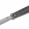 BRS Bladerunners Systems Standard Replicant Balisong Butterfly 4.55″ 154CM Alt Blade, Black G10 Handles – Standard Replicant -Alt -SANFORD CUSTOM KNIVES Sales BRSRPLCTALT