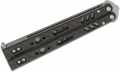 BRS Bladerunners Systems Carbon Fiber Replicant Balisong Butterfly 4.55″ 154CM Clip Point Tanto Blade, Carbon Fiber Handles 7 BRS Bladerunners Systems Carbon Fiber Replicant Balisong Butterfly 4.55″ 154CM Clip Point Tanto Blade, Carbon Fiber Handles -SANFORD CUSTOM KNIVES Sales BRSRPLCTCFnb scaled 1