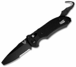 Benchmade Auto-Triage Automatic Knife Black (3.35″ Black Serr) 9160SBK