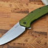 Kershaw Link 1776OLSW – Stonewashed 20CV Blade / Olive Green Aluminum Handle