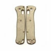 FLYTANIUM BENCHMADE MINI BUGOUT BRASS SCALES (FLY-677) 1 FLYTANIUM BENCHMADE MINI BUGOUT BRASS SCALES (FLY-677) -SANFORD CUSTOM KNIVES Sales FLY 677 Flytanium Benchmade Mini Bugout Scales Brass FT21079 1 42491