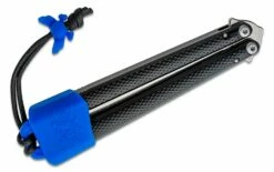 Flytanium Talisong Z Butterfly Knife 4.5″ AEB-L Stonewashed Scimitar Blade, Milled Black Aluminum Handles, Bali-Boot – 824 -SANFORD CUSTOM KNIVES Sales FLY824 6