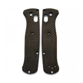 FLYTANIUM BENCHMADE MINI BUGOUT CARBON FIBER SCALES (FLY-695)