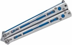 Hom Design Chimera Plus Balisong Butterfly Knife 4.75″ CPM-S35VN Two-Tone Blade, Titanium Handles With G10 Liners -SANFORD CUSTOM KNIVES Sales HOMCHMPLna