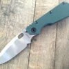 Strider SMF Forest Green G-10 Top Ground (3.9″ Ghost Striped) S30V