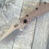 Strider SMF Coyote Brown G-10 Gunner Grip (3.9″ S30V) -SANFORD CUSTOM KNIVES Sales IMG 6036