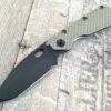 Strider SMF DGG Tanto Black Cerkote Green G10 (3.9″) 1 Strider SMF DGG Tanto Black Cerkote Green G10 (3.9″) -SANFORD CUSTOM KNIVES Sales IMG 7965