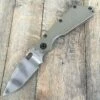 Strider SMF Folding Knife Green G-10 (3.9″ Low Swedge Striped) -SANFORD CUSTOM KNIVES Sales IMG 9712