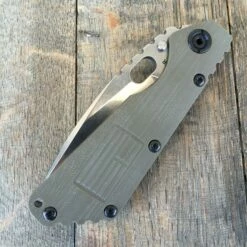 Strider Knives SMF-CC Knife Green Flag G-10 (3.9″ Stonewash) -SANFORD CUSTOM KNIVES Sales IMG 9949
