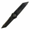 Paragon Dredd Lock Black Gravity Knife Black Tanto Top Serrated -SANFORD CUSTOM KNIVES Sales Paragon Dredd Lock Black Gravity Knife Black Tanto Top Serrated 1