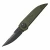 Paragon Phoenix OD Green Gravity Knife Black Drop Point Top Serrated -SANFORD CUSTOM KNIVES Sales Paragon Phoenix OD Green Gravity Knife Black Drop Point Top Serrated.270 1