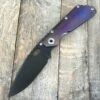 Mick Strider SMF Knife Orange Peel Titanium (3.9″) MSC -SANFORD CUSTOM KNIVES Sales SMF MSC 1.0