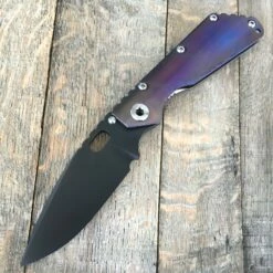 Mick Strider SMF Knife Orange Peel Titanium (3.9″) MSC