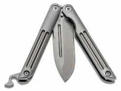 Terrain 365 Mini-Butterfly Balisong Folding Knife 2.125″ M390 Spear Point Blade, Titanium Handles, Latch And Clip – 10602 -SANFORD CUSTOM KNIVES Sales T365MBALISSnb