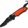 Benchmade 9170SBK-ORG Triage Knife Orange Axis Automatic (3.58″ Black Serr) -SANFORD CUSTOM KNIVES Sales benchmade 9170sbk org auto triage thumb 1 1